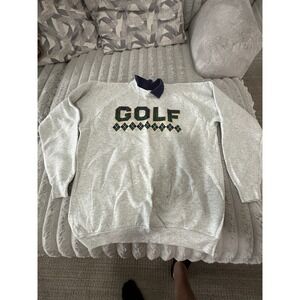 Fruit of the Loom Gray Crew Neck Sweater